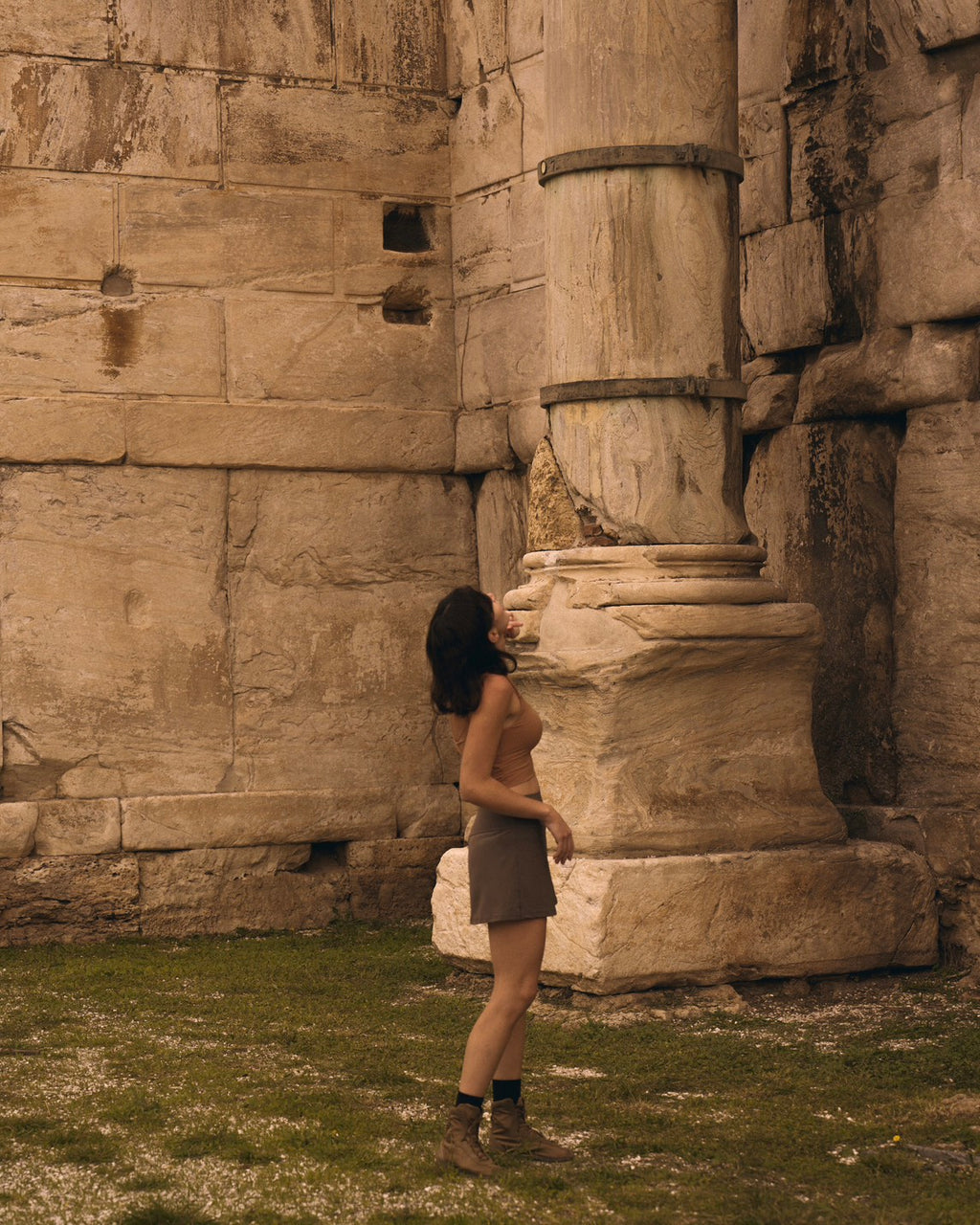 高腰羽球褲裙 側口袋款